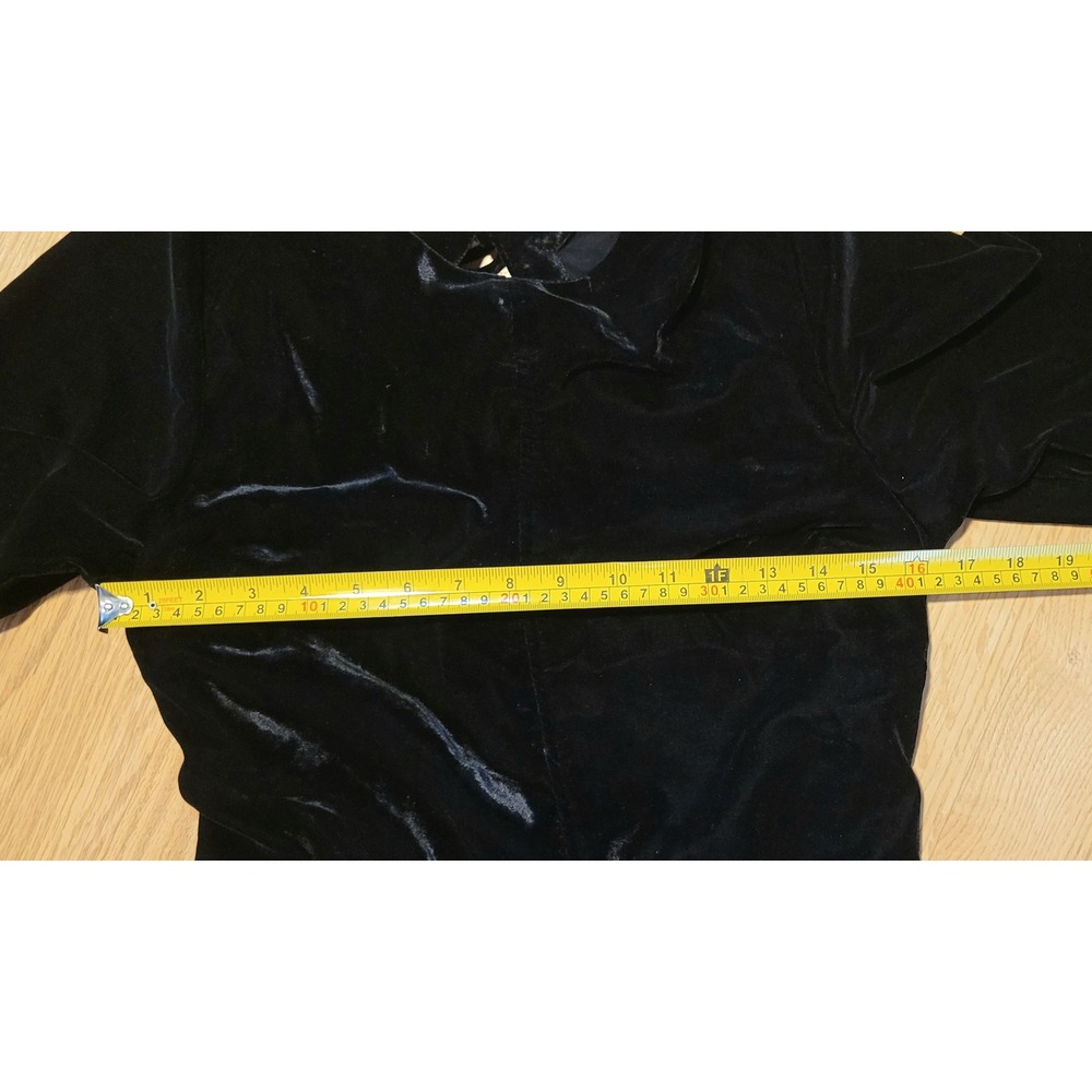 Free People Chelsea Open Back Velvet Mini Dress - Picture 8 of 8